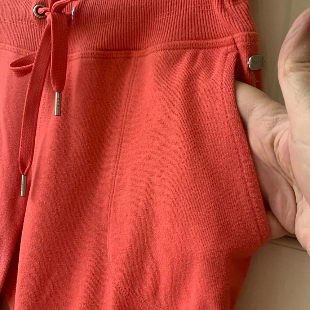 DKNY Coral Sweatpants with White Branding